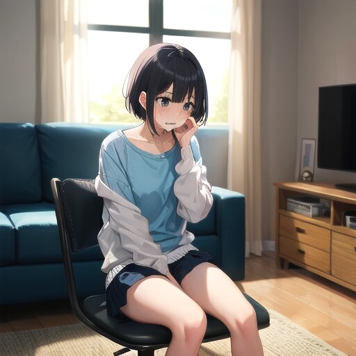 お腹が痛かった | の人気AIイラスト・グラビア