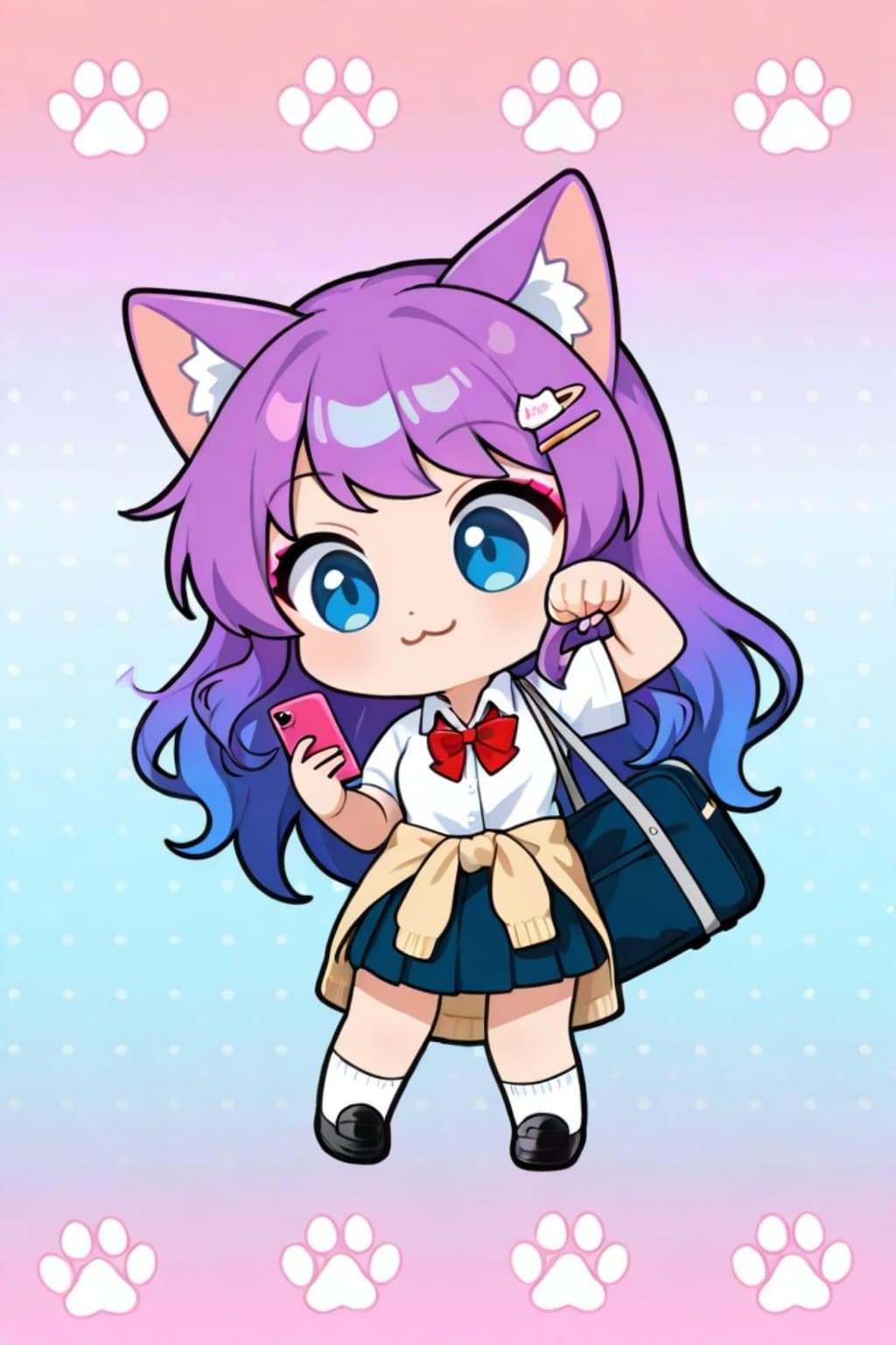 紫髪ちゃん
