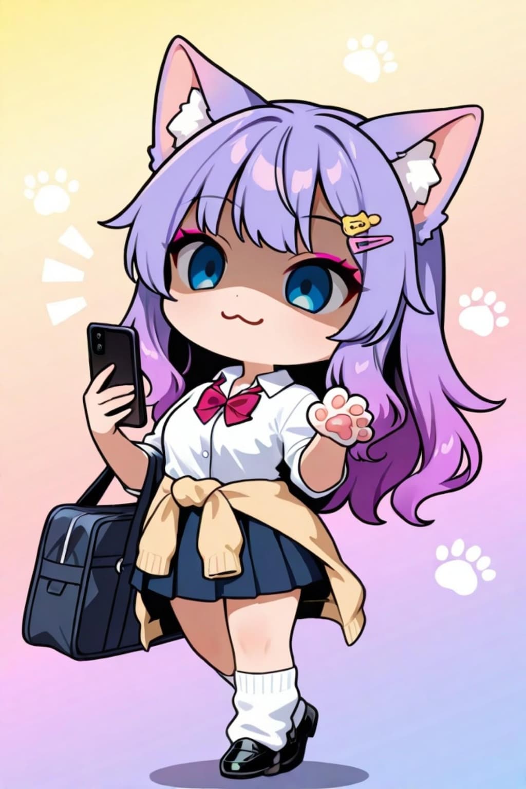 紫髪ちゃん