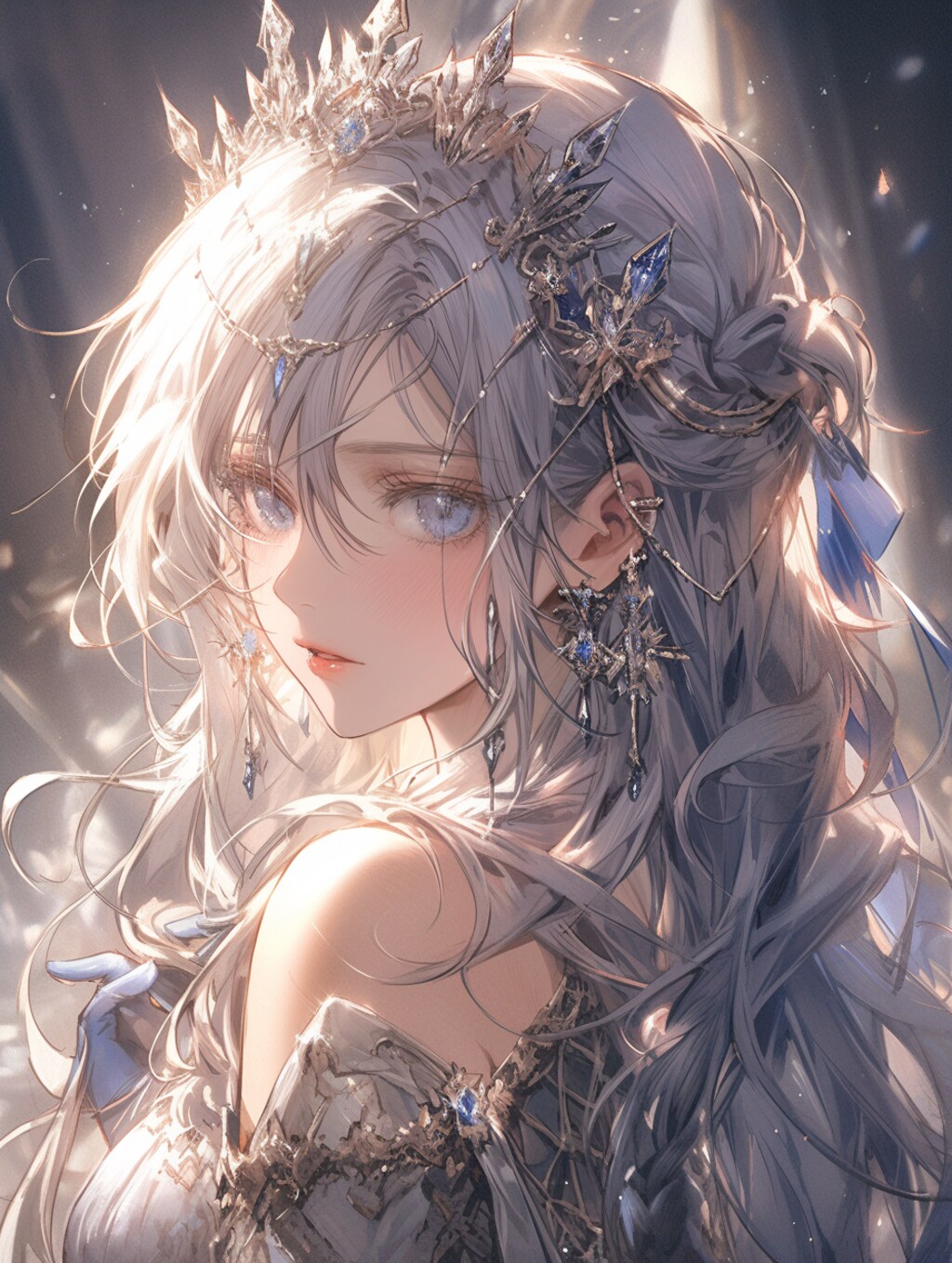 氷の女王の魅惑的な眼差し Ice Queen's Enchanting Gaze