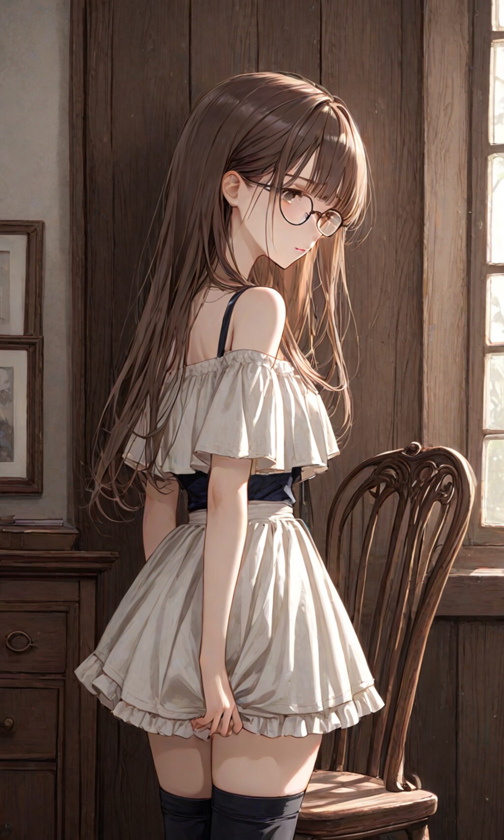 愁を帯びた少女