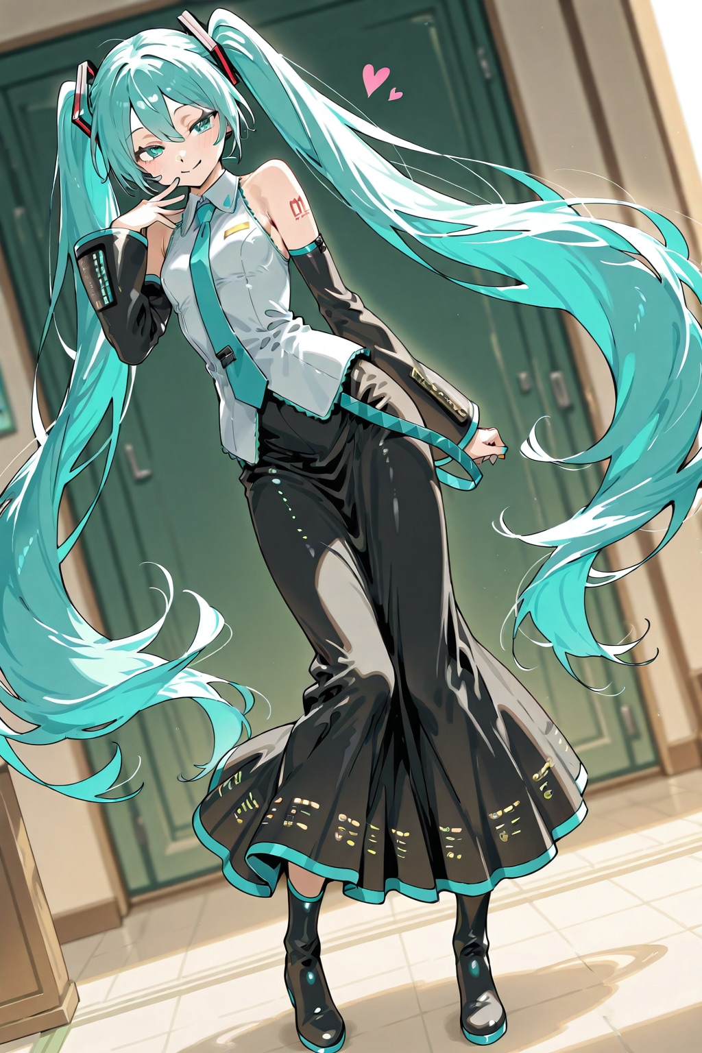 Hatsune Miku long skirt test