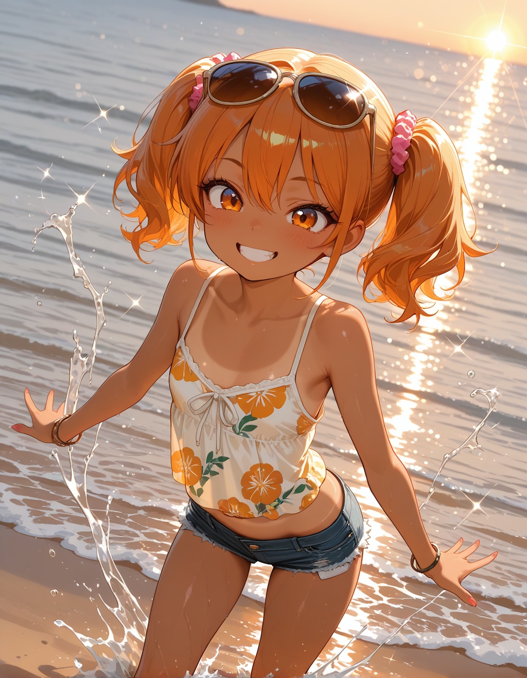 楽しくてはしゃいでるちーちゃん(∩´∀`∩)💕