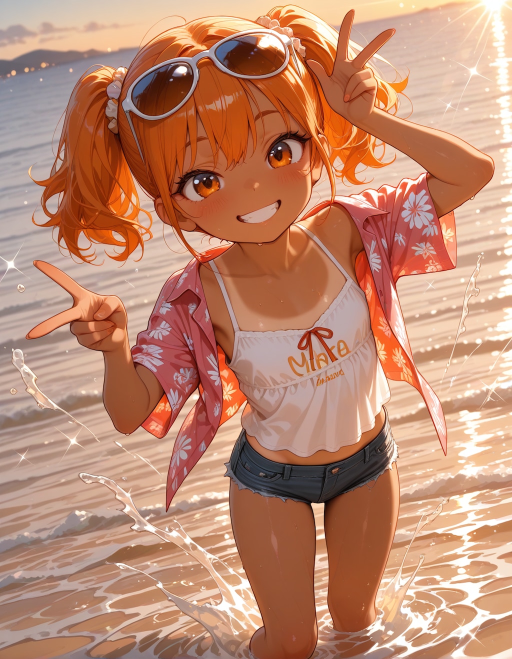 楽しくてはしゃいでるちーちゃん(∩´∀`∩)💕