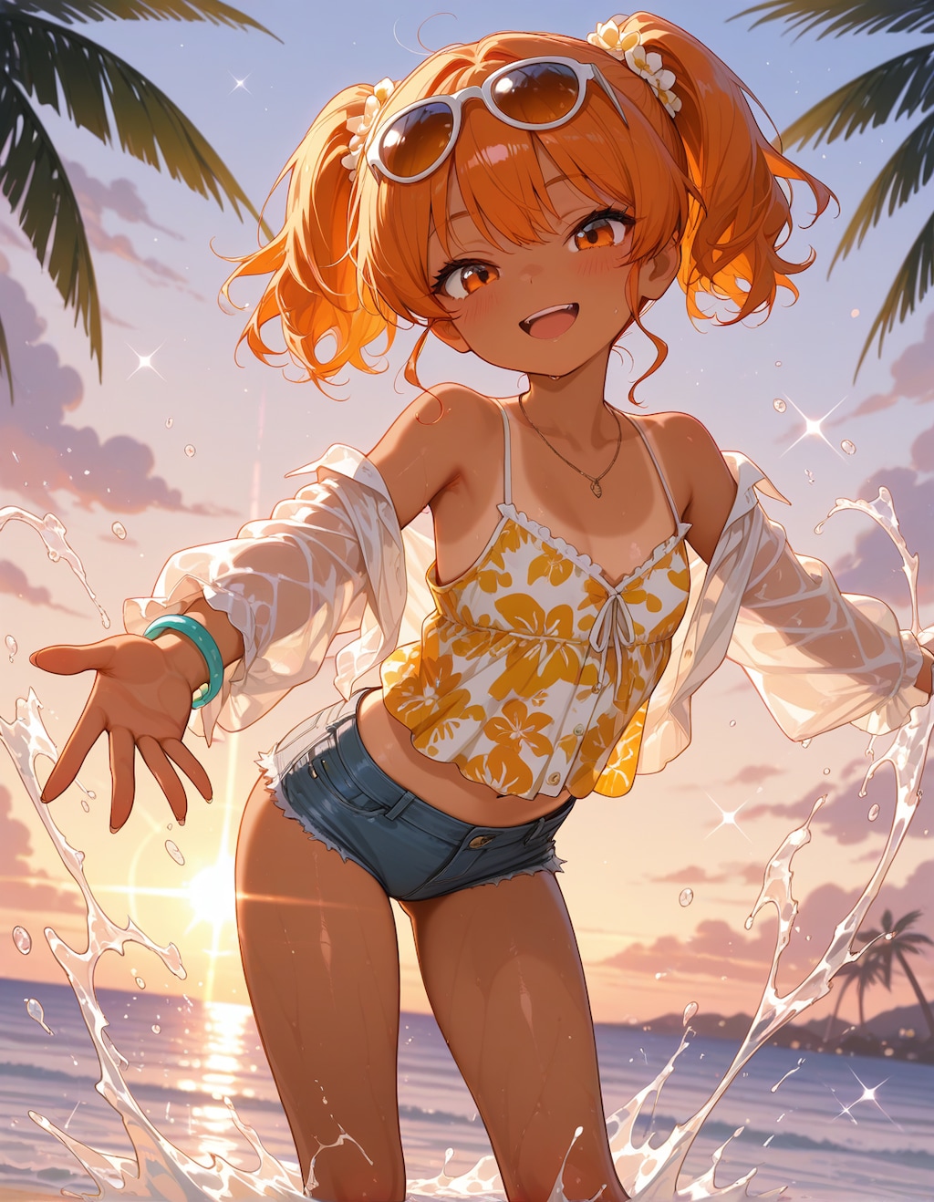 楽しくてはしゃいでるちーちゃん(∩´∀`∩)💕