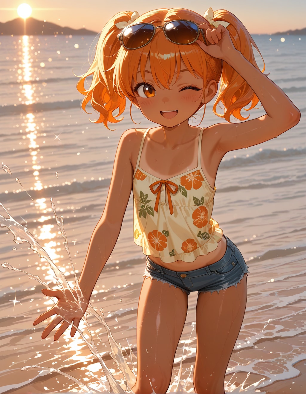 楽しくてはしゃいでるちーちゃん(∩´∀`∩)💕