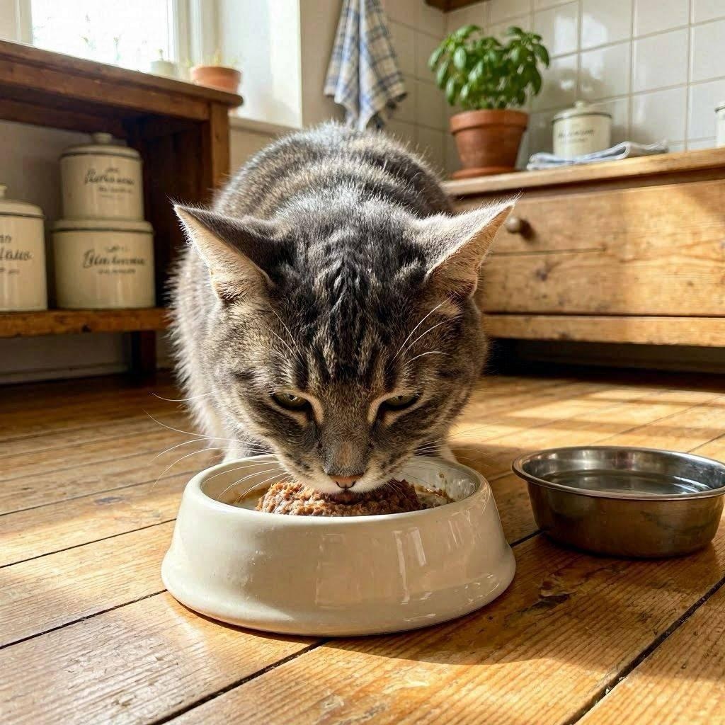 力がほしそうな猫