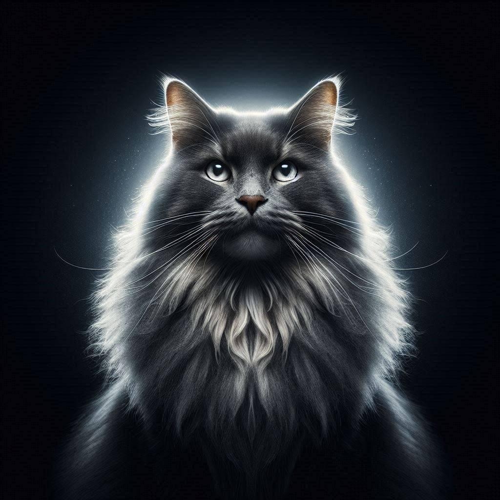 力がほしそうな猫