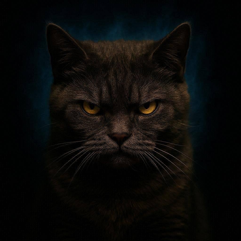力がほしそうな猫