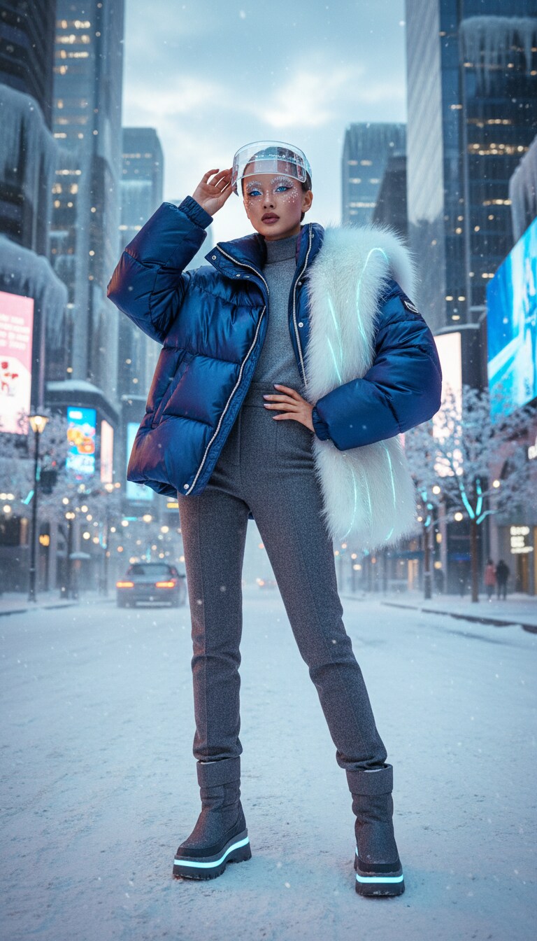 Geminiの冬のお勧めコーデ | の人気AIイラスト・グラビア