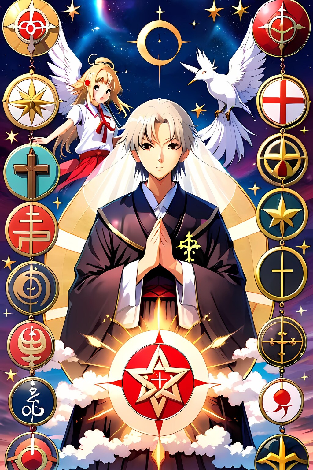 宗教×シンボルマーク＝宗教系AIイラスト