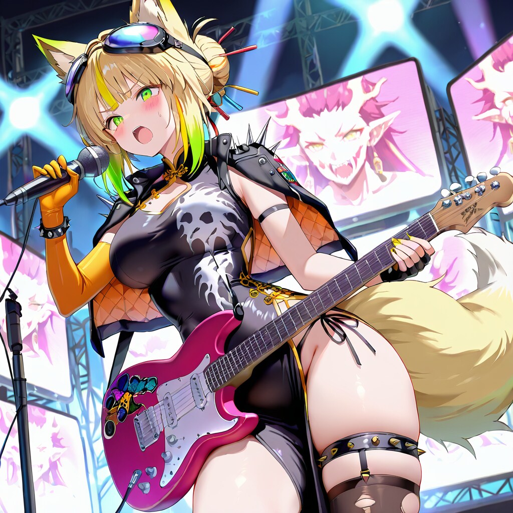 🦊 狐獣人メタルロッカー：キツネ（KITUNE）