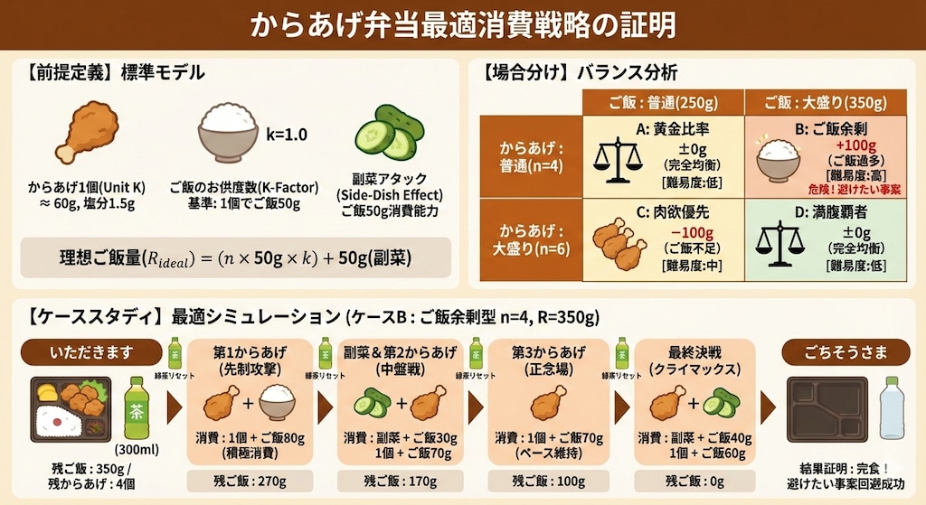 からあげ弁当攻略シミュレーション
