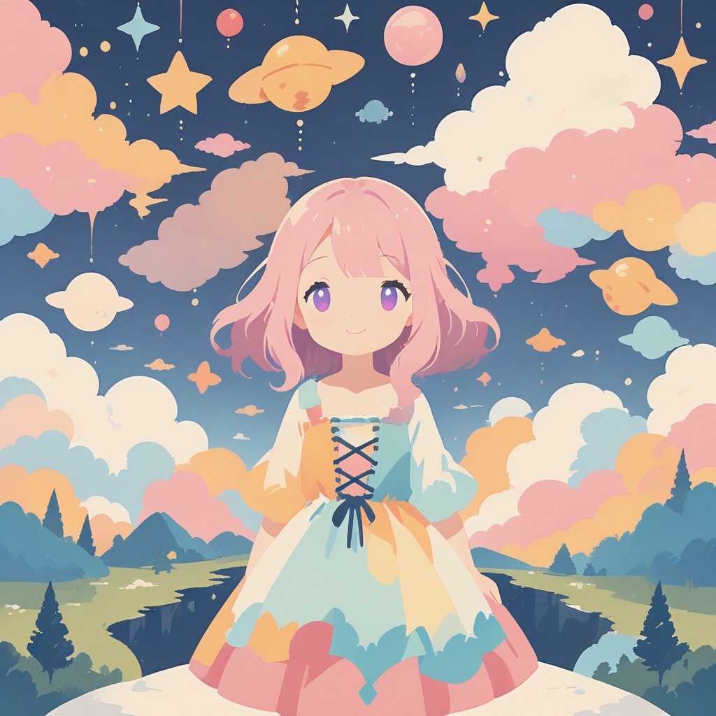 夢かわ少女ちゃん | の人気AIイラスト・グラビア