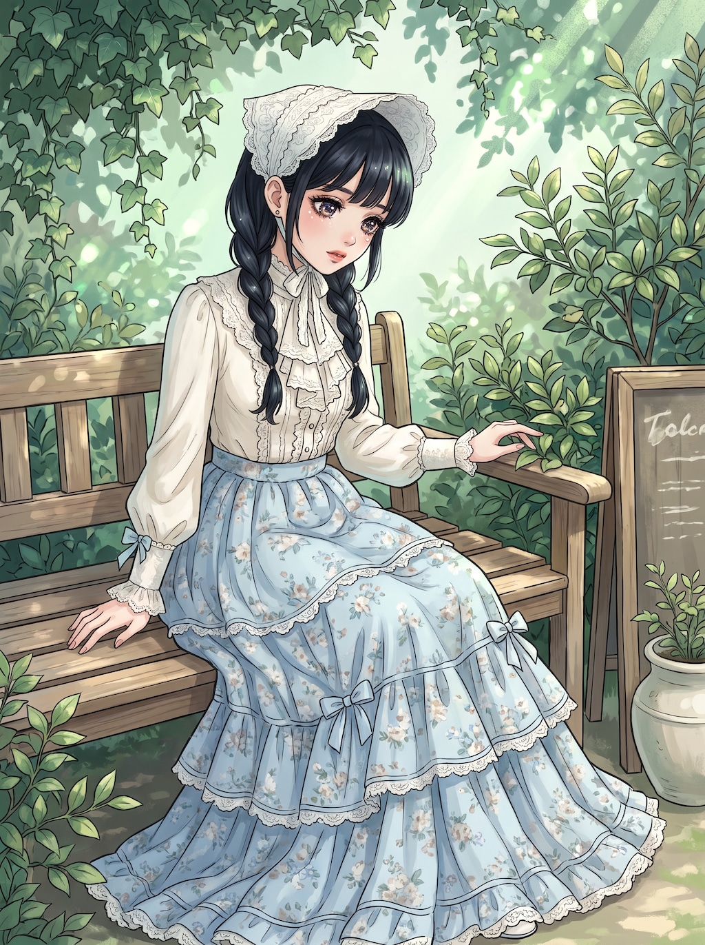 蔦陰の少女詩