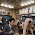 牛丼大盛り、お◯んこセット 4枚目