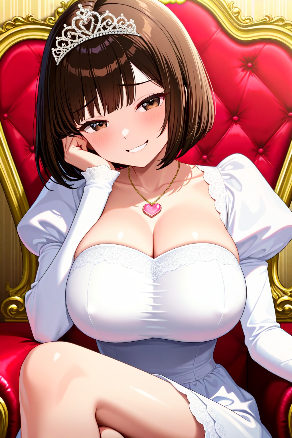 アキちゃんとハートのネックレス