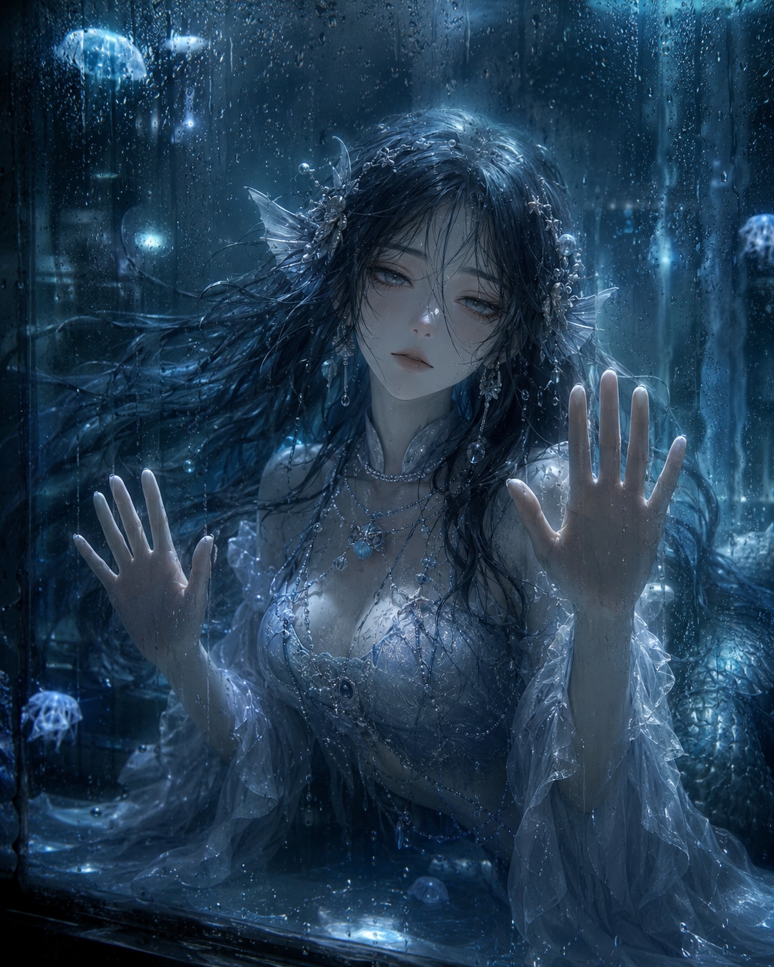 ジト目の人魚