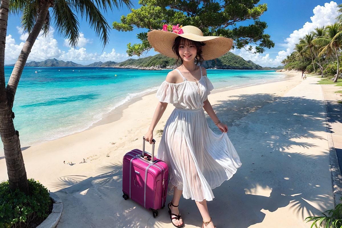 南国旅行 | の人気AIイラスト・グラビア