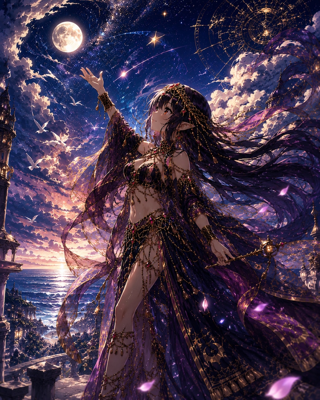 【二乗ヴァージョン】海よ空よ 雲よ 月よ星よ 風の中にいつか聞こえる