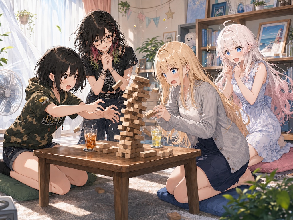 涼しい部屋で