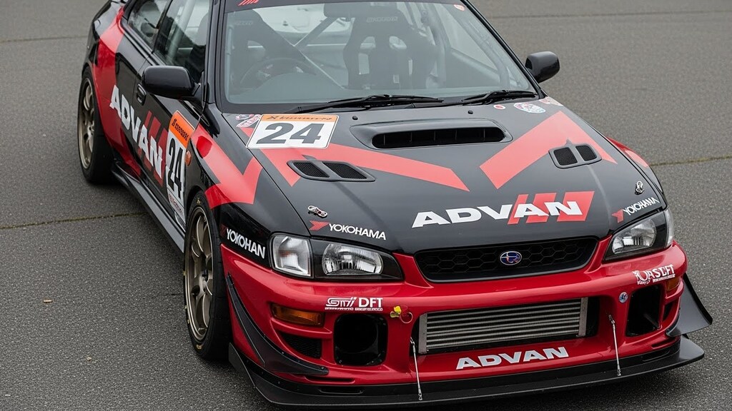 アドバンインプレッサレーシングカー