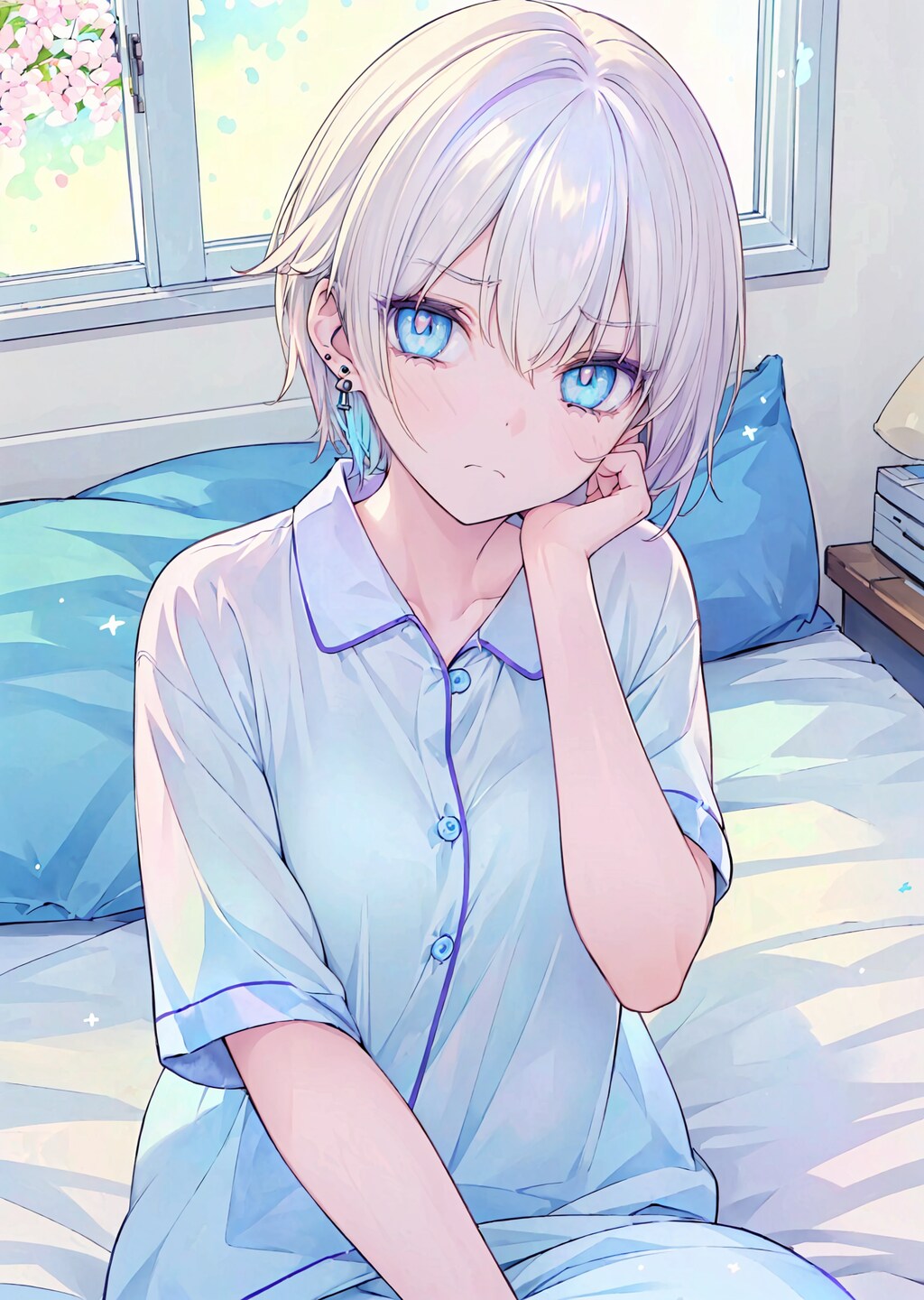 寝起き彼女