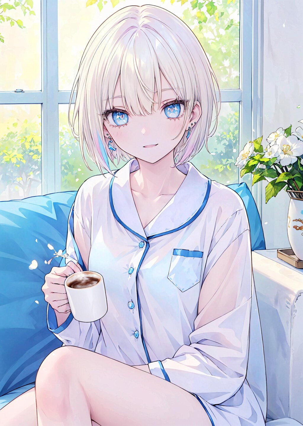 寝起き彼女