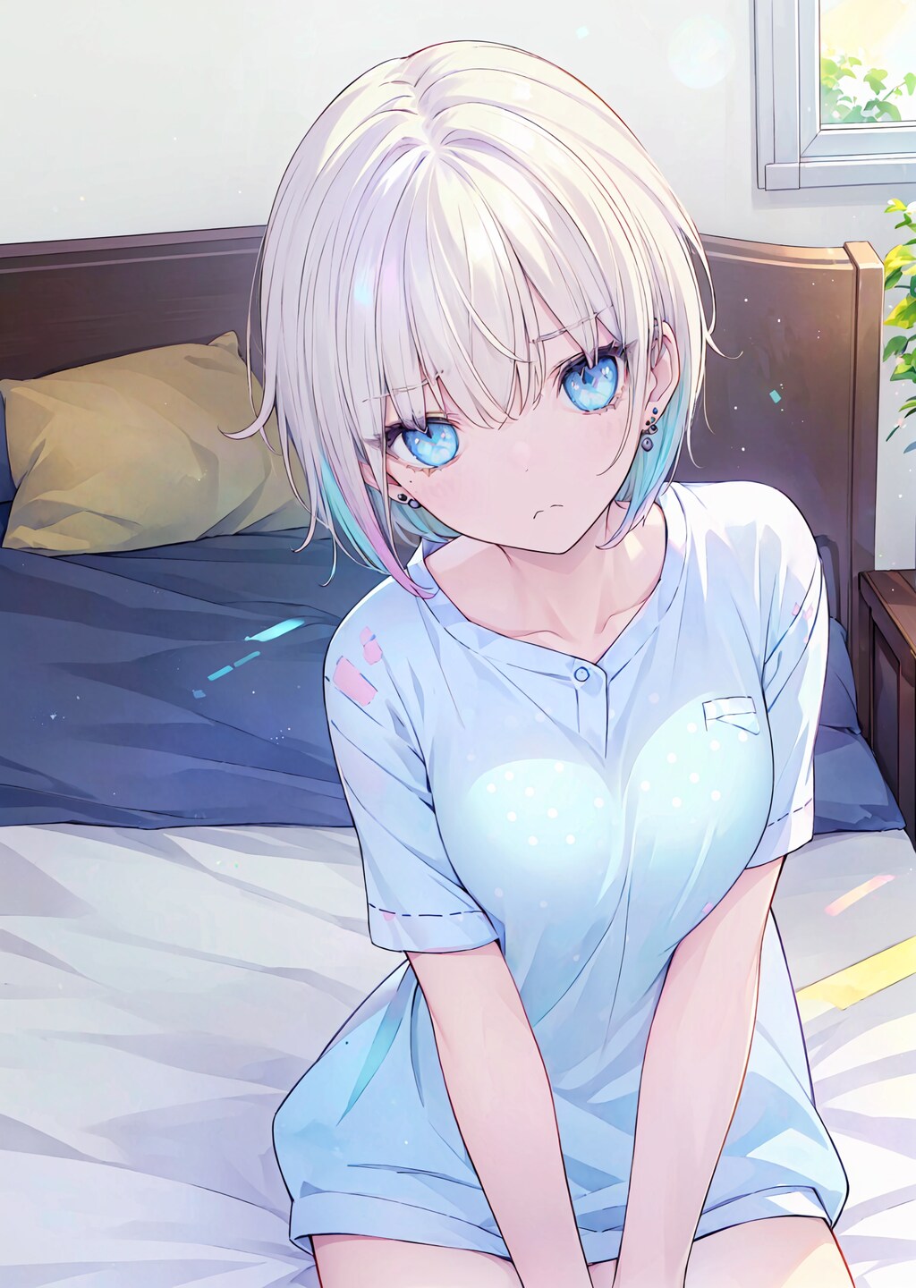 寝起き彼女