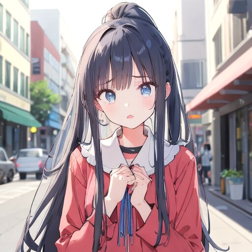 待ち合わせに遅れてしまった😱 | の人気AIイラスト・グラビア