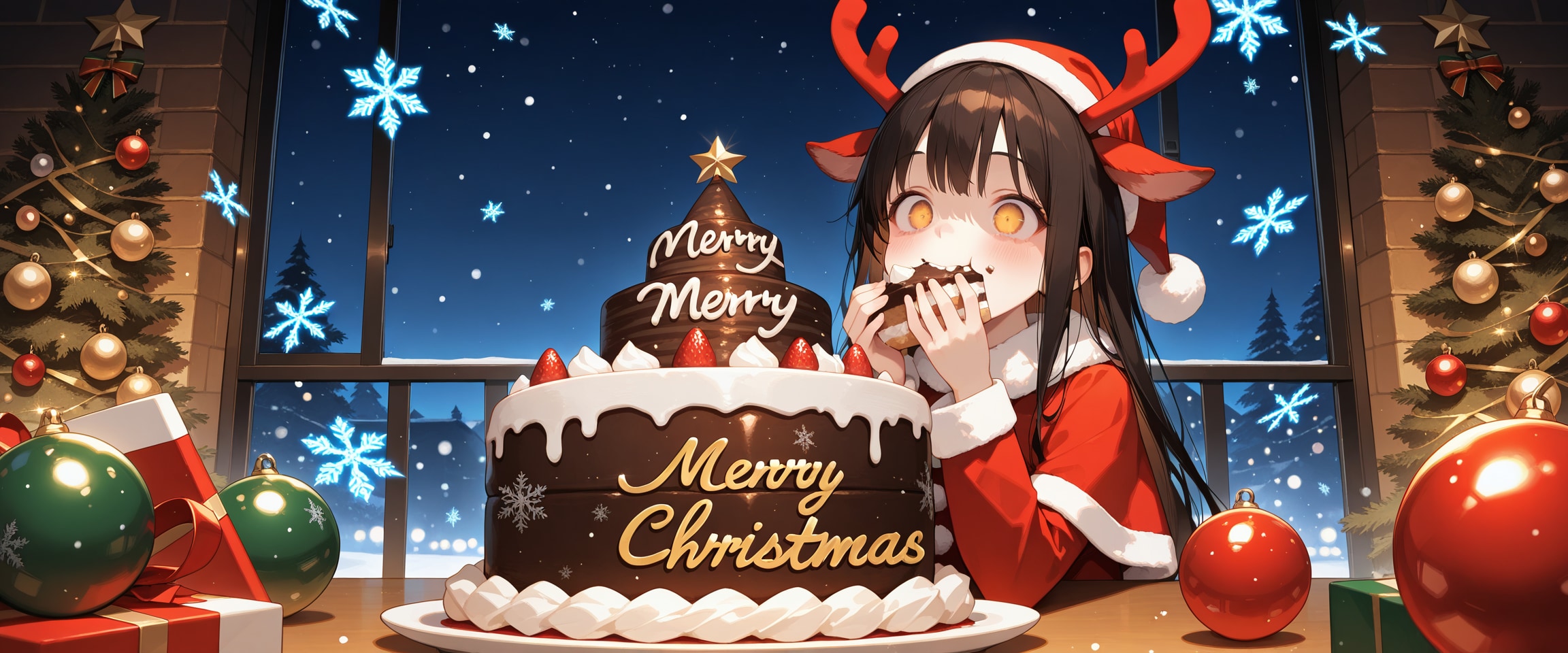 ちちぷいクリスマス 3 | の人気AIイラスト・グラビア