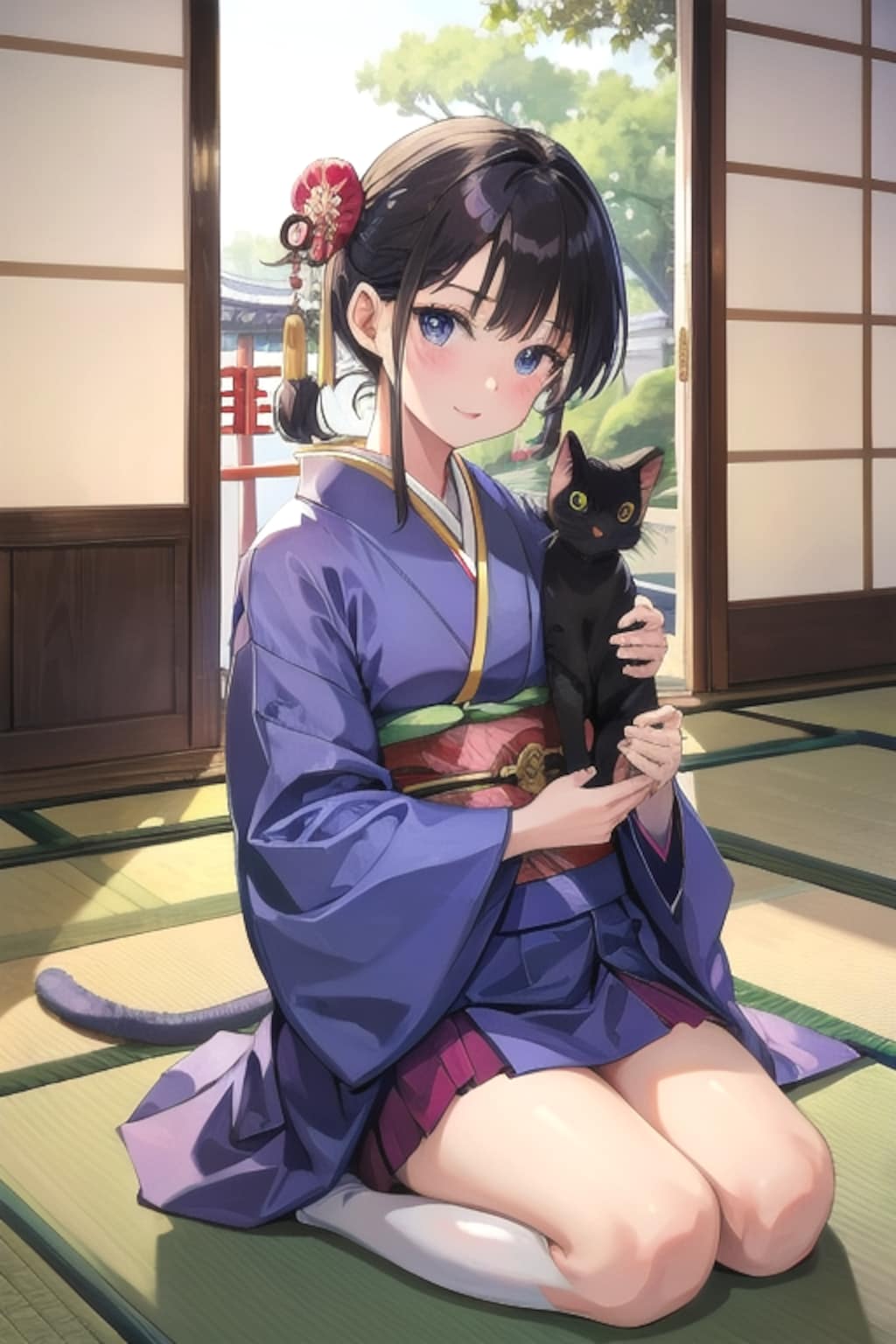 おや？尻尾が……