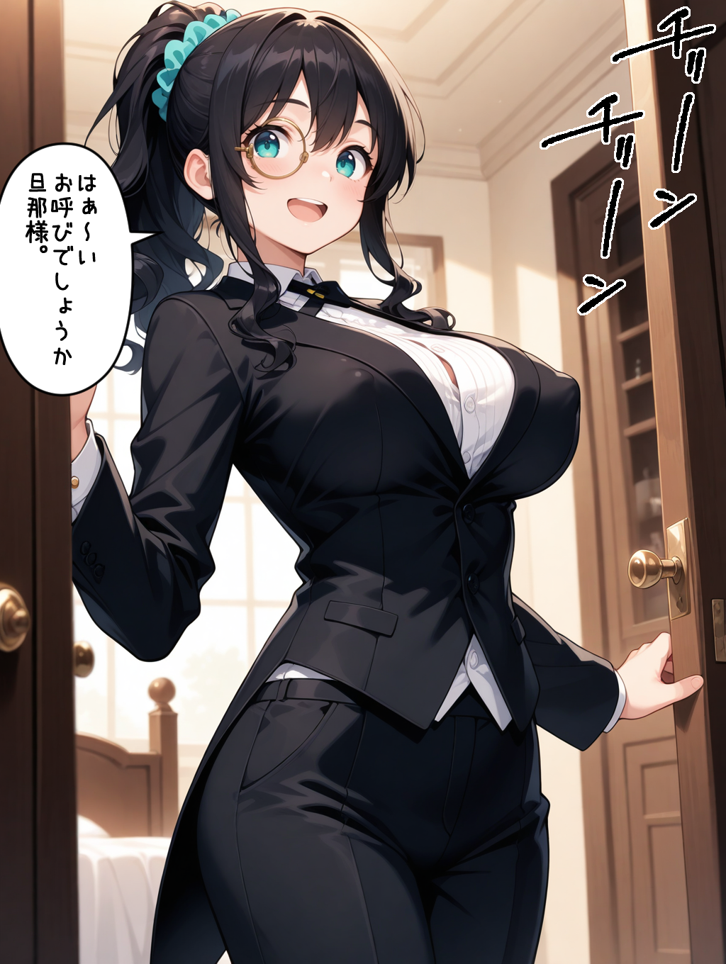 執事なポニテちゃん