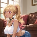 ペットな金髪ギャル 4枚目