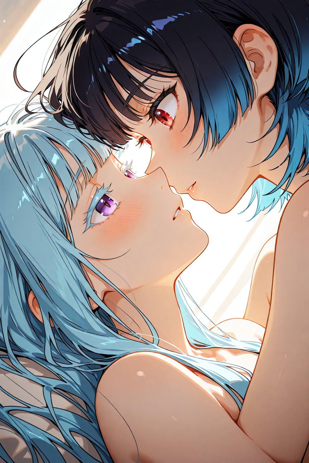 混ざっちゃった二人を意図的に