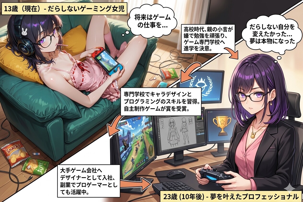 １０年後のゲーミング女児