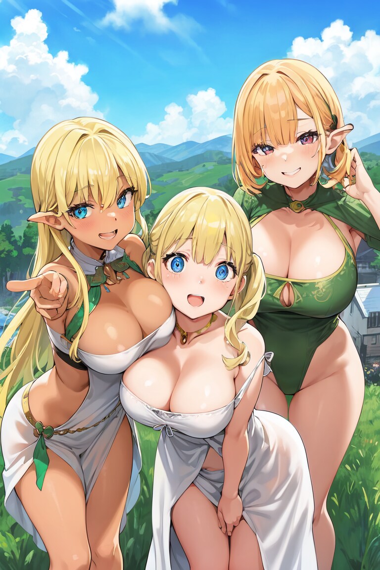 エルフ三姉妹と過ごす日々