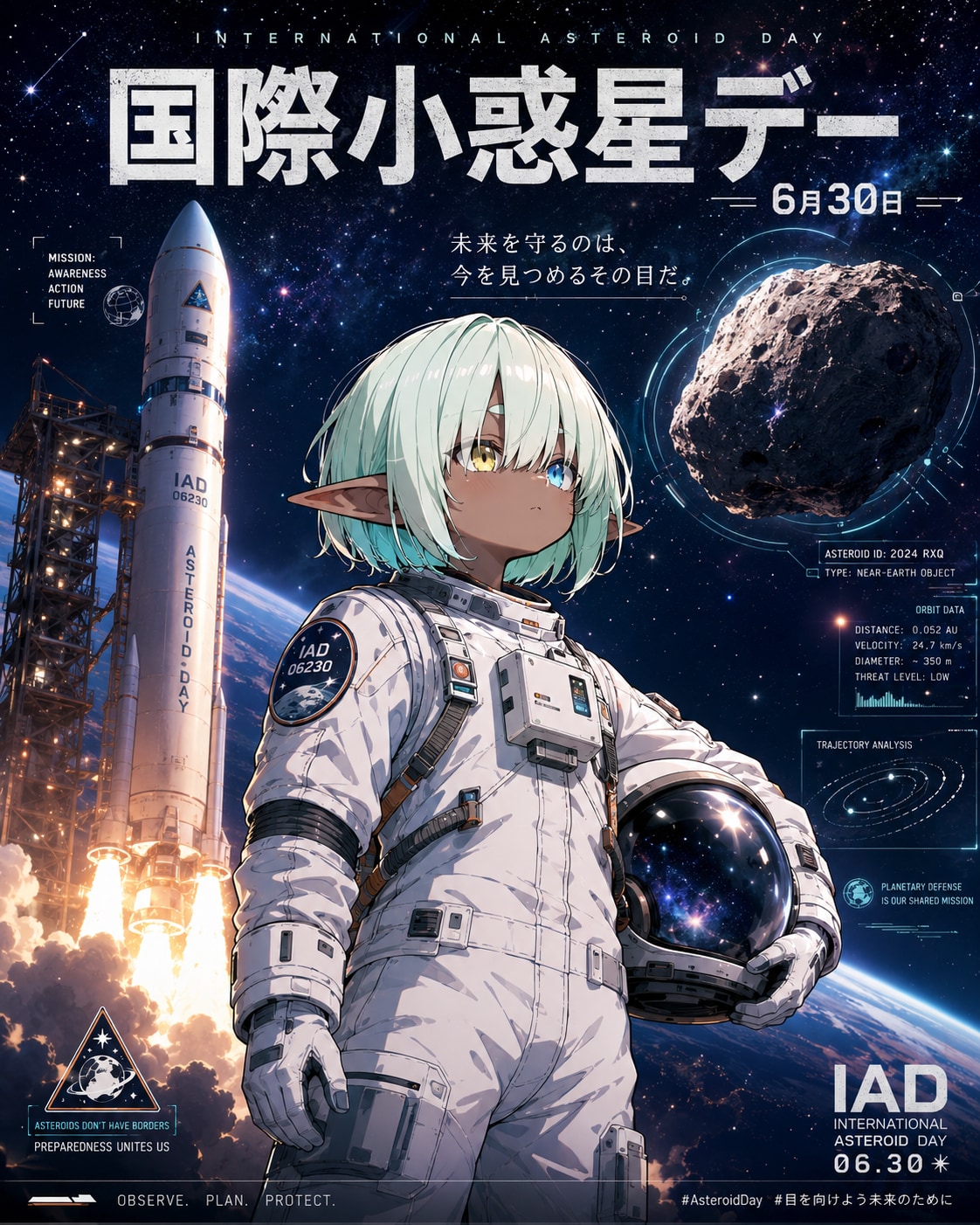 [今日は何の日 6/30] 国際小惑星デー