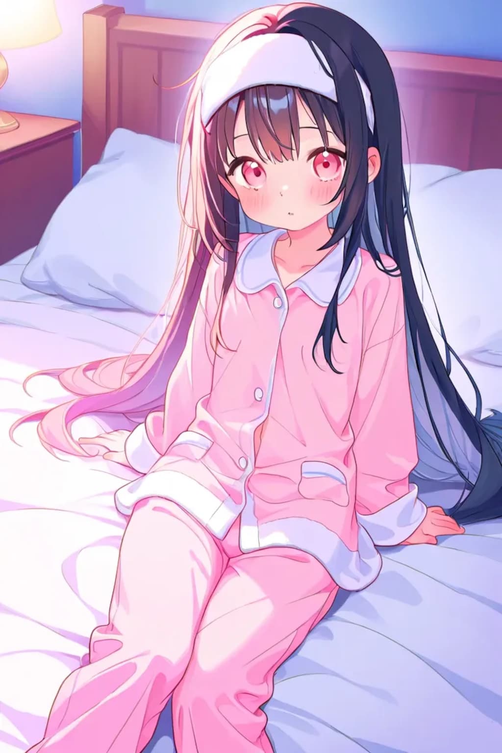 ロリちゃんお風邪でこんこん《SeaArt》