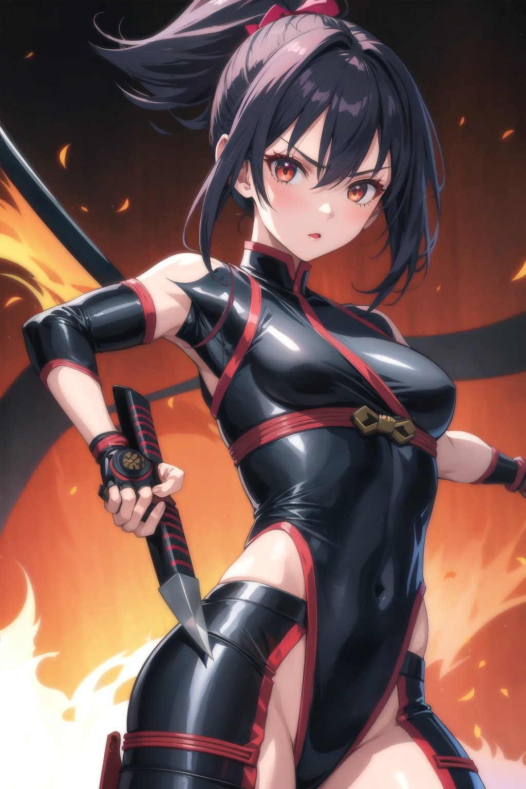 美少女くノ一 | の人気AIイラスト・グラビア