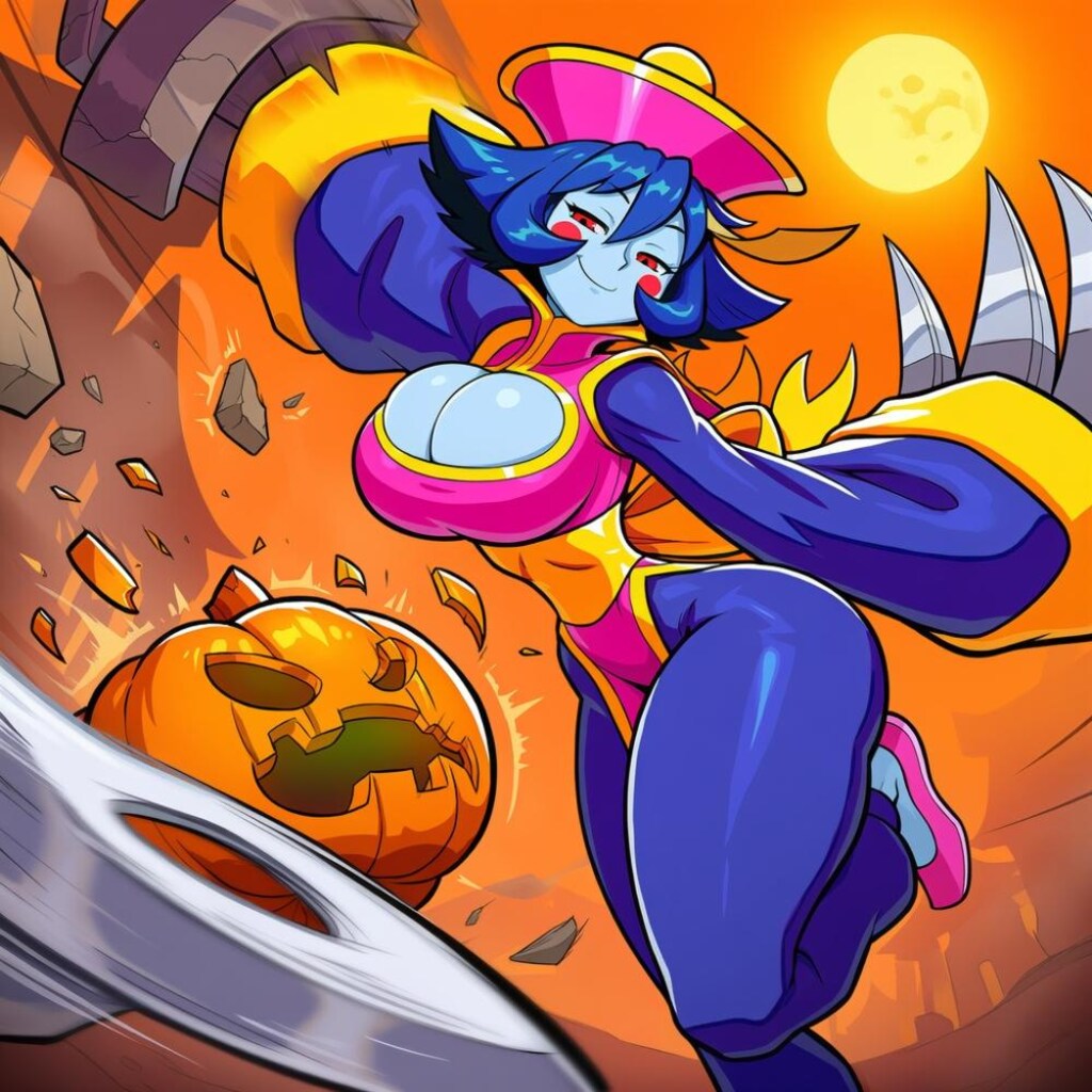 萌え袖暗器コスプレ人妻キョンシー