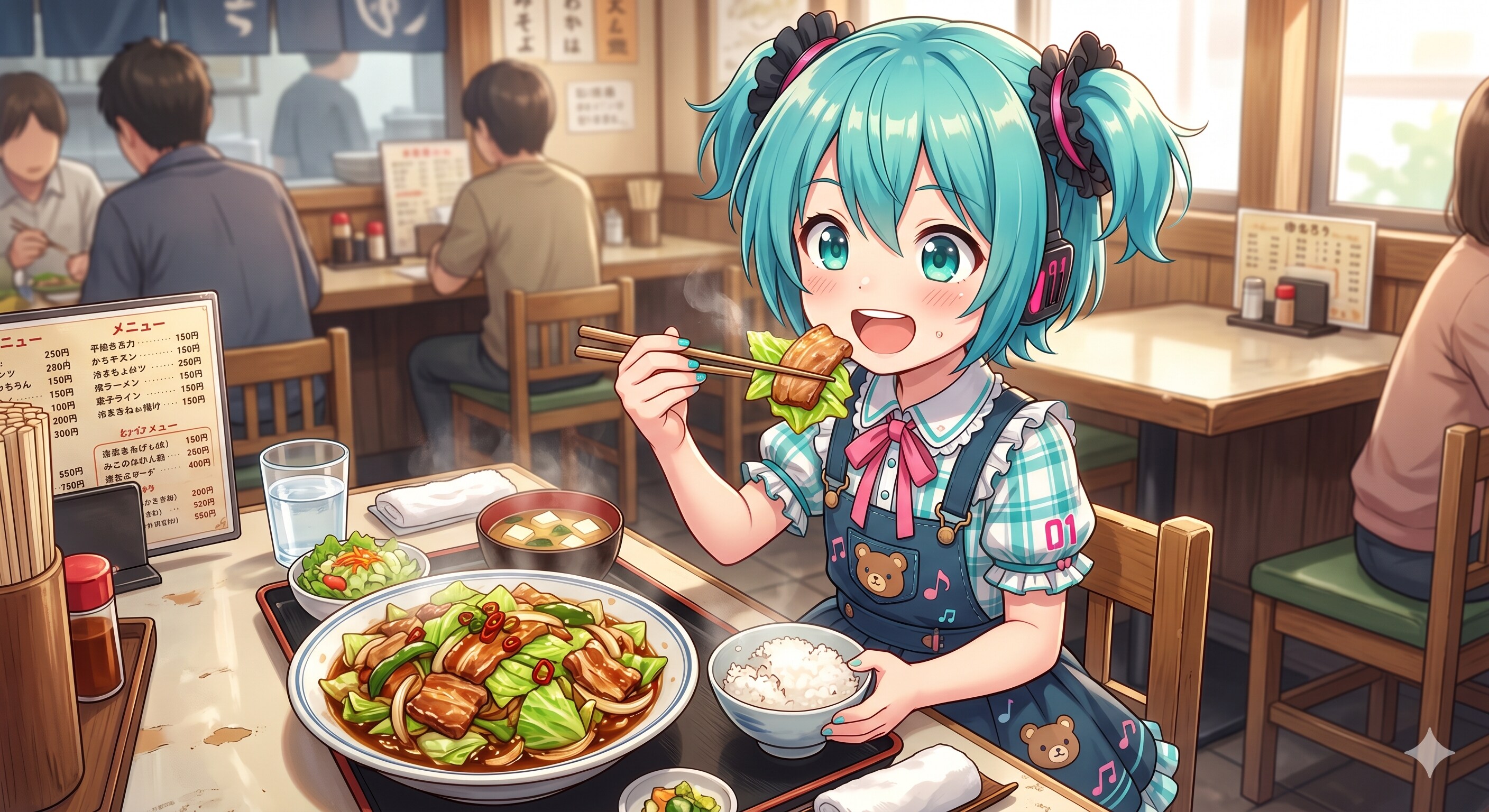 今日のお昼は春キャベツたっぷりの回鍋肉です