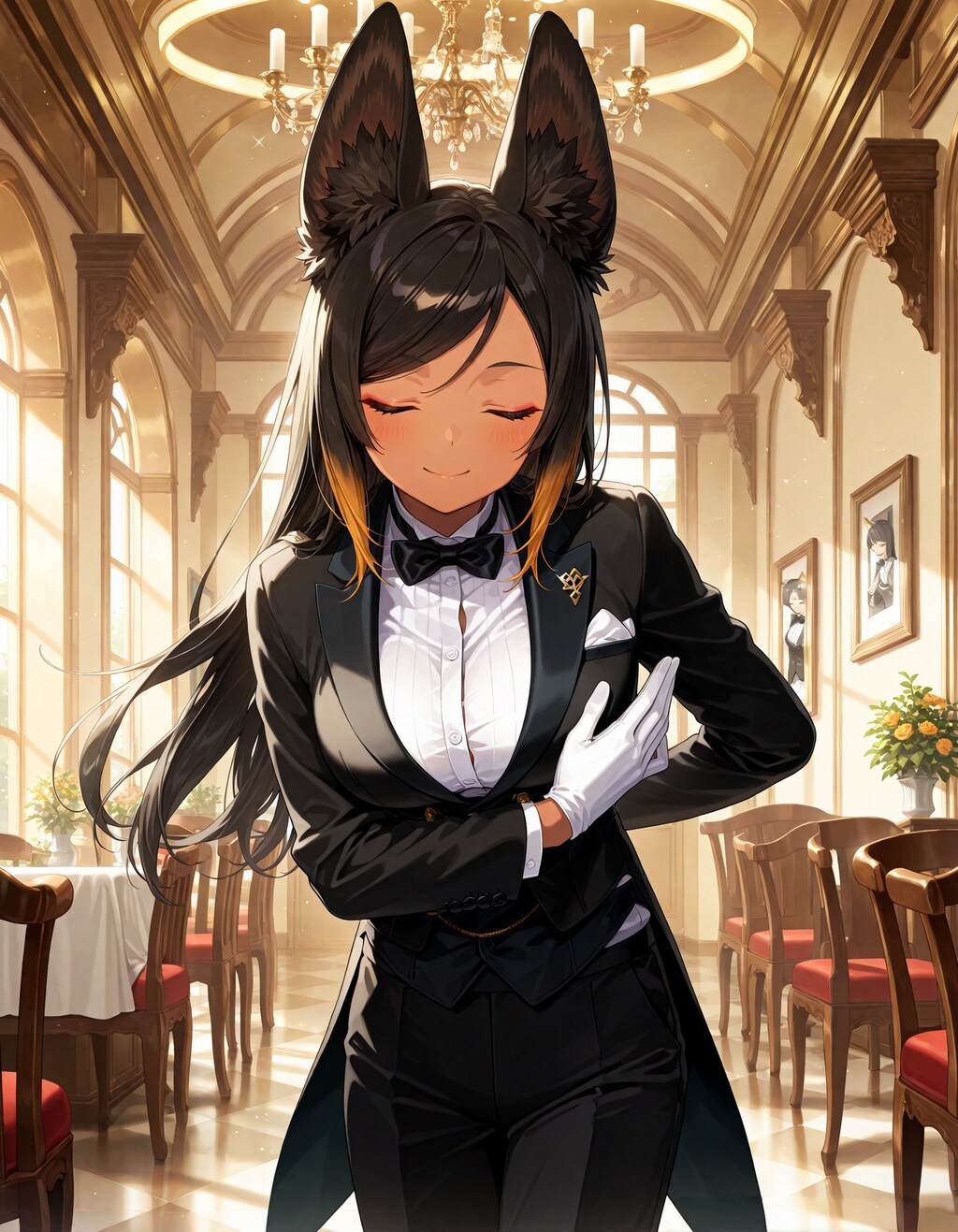 執事な黒狐さん