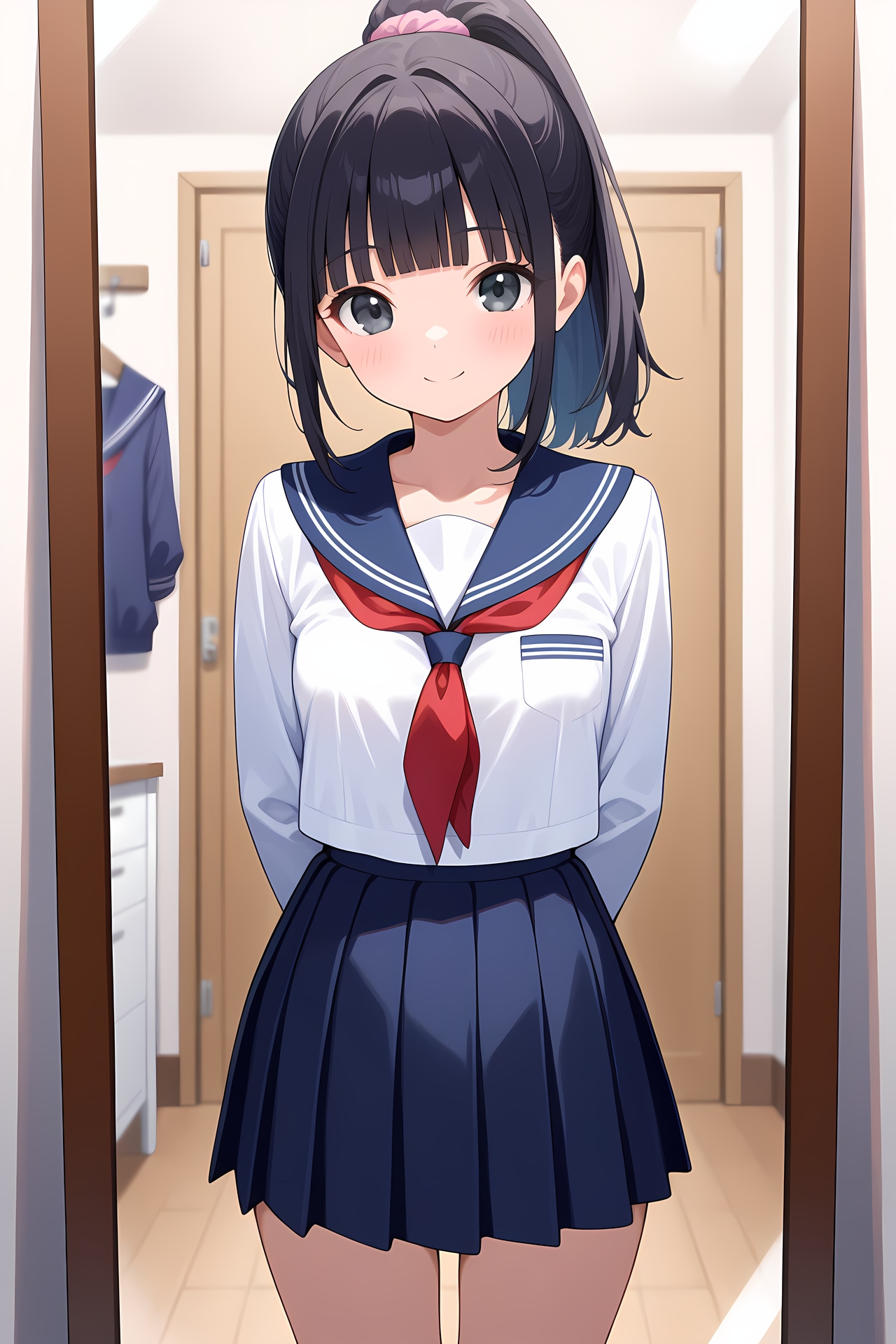 姿見 | の人気AIイラスト・グラビア