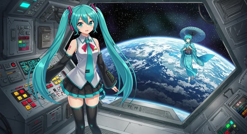 プロンプト借りて再現シリーズ　　さらにリメイク版