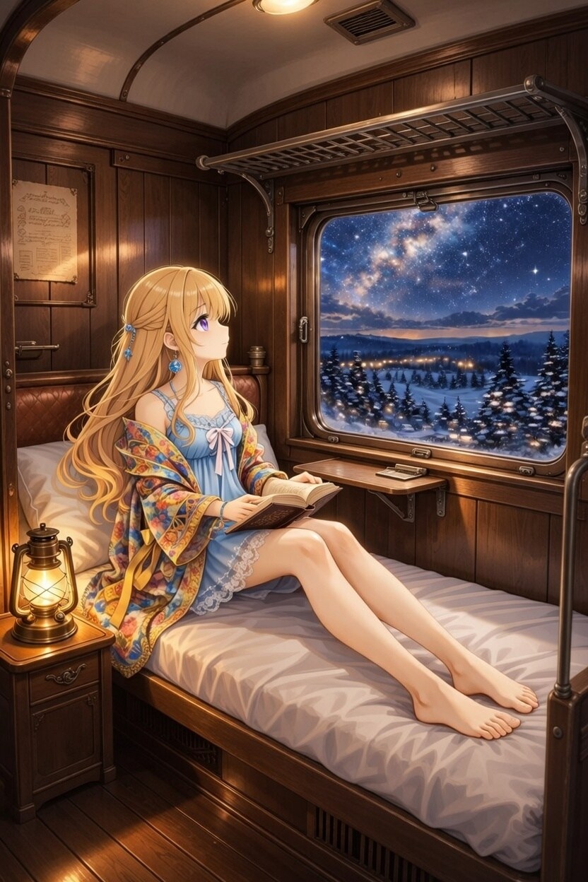 星河を運ぶ夜行寝台