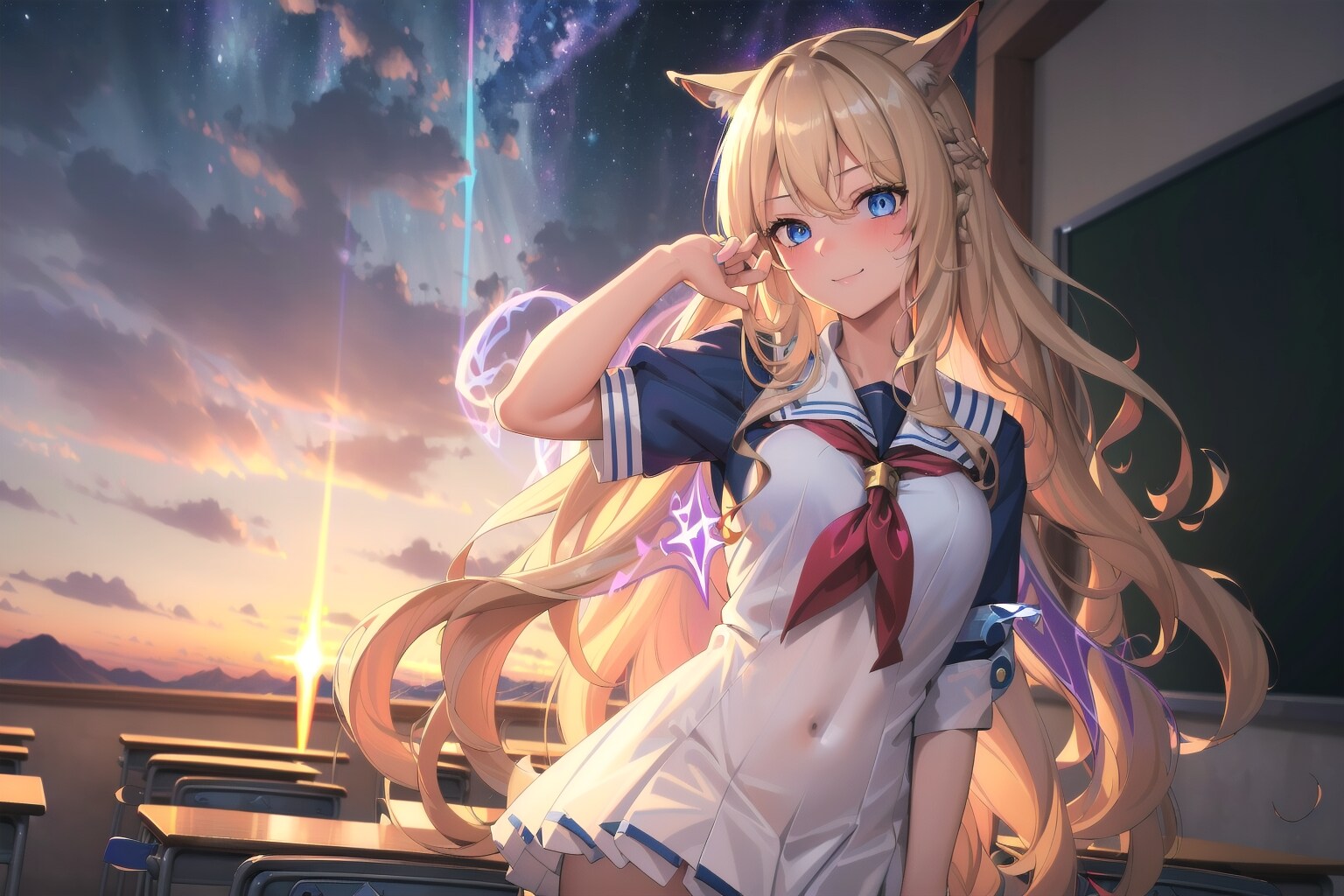 V4Bちゃんとミステリアスオーラ✨🦊やってみた