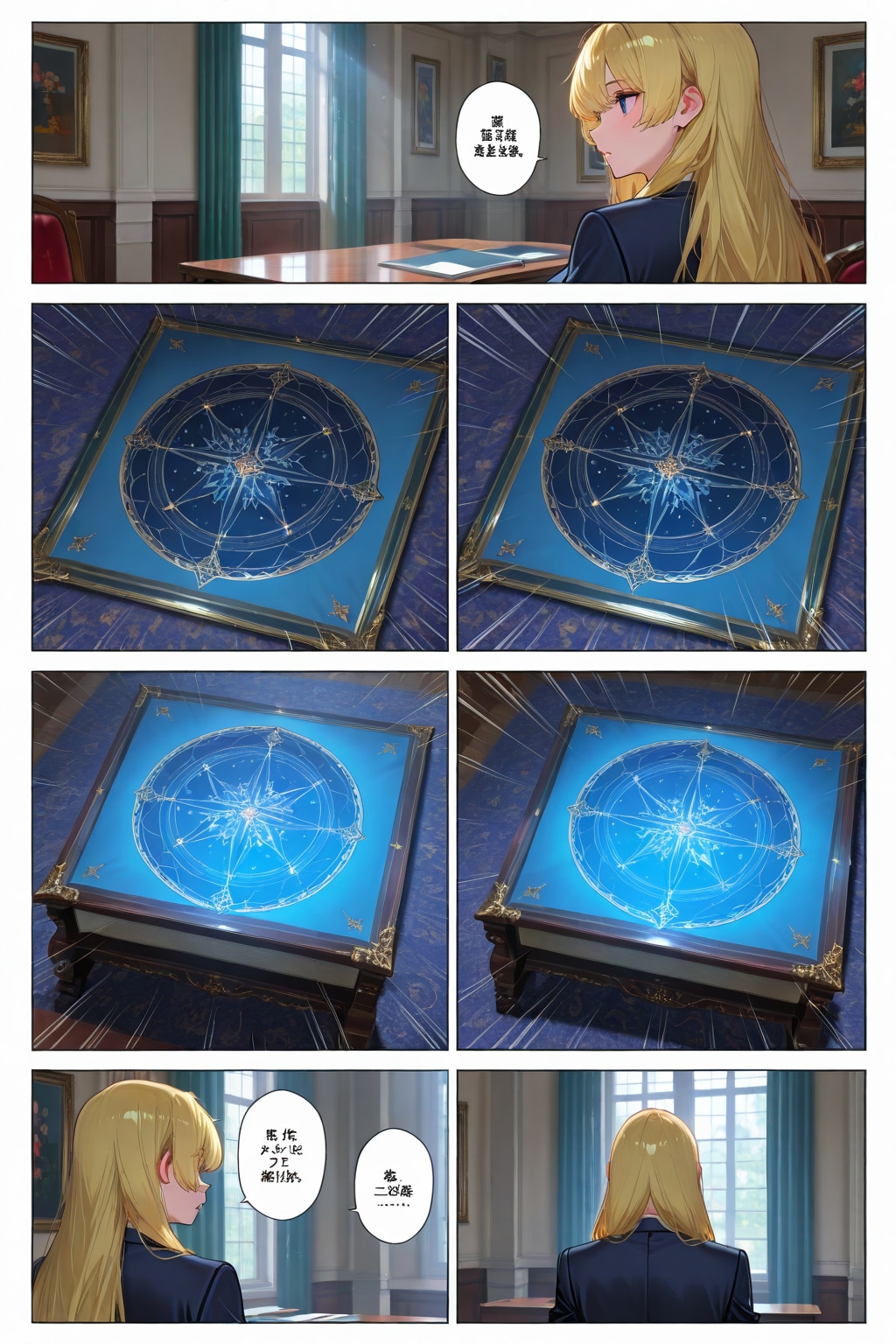 嘘漫画の1ページ