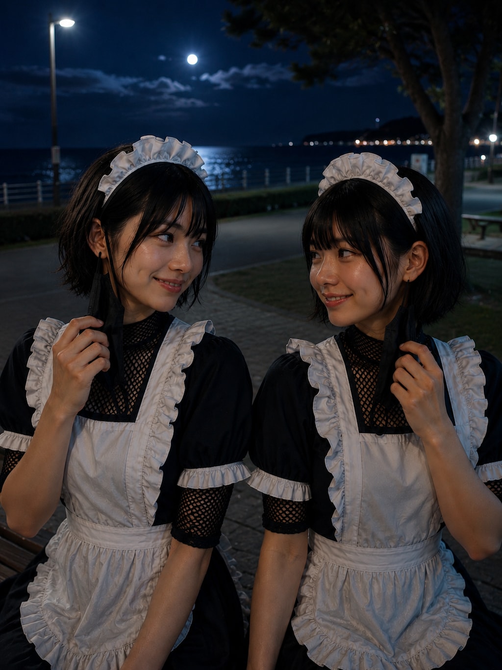 昼夜を共にするメイド3号とメイド13号