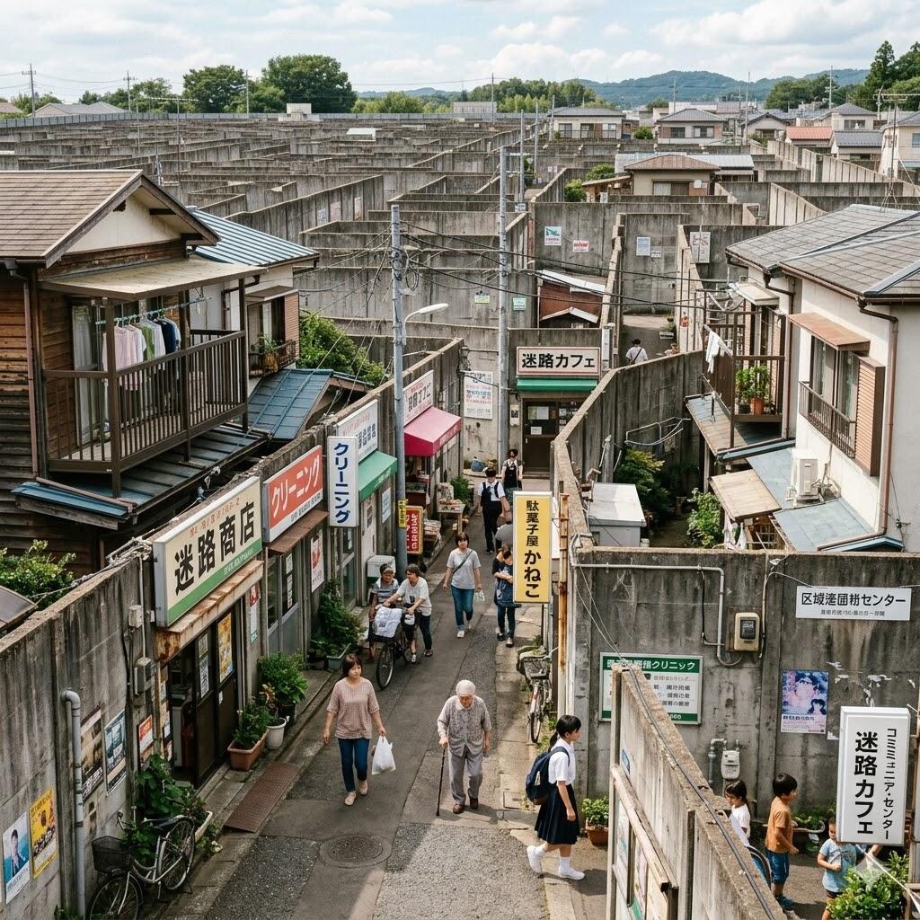 迷路の町